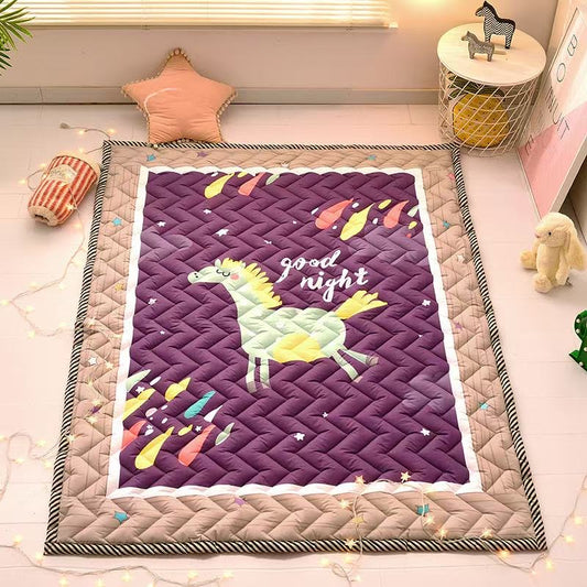 Quilted Children Play Mat Baby Anti Skid Crawling Mat - Just Kidding Store