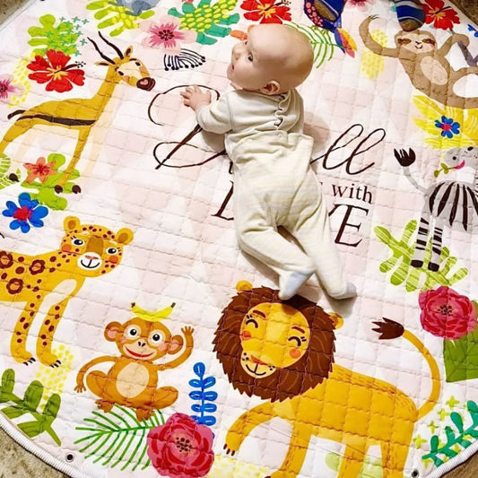 Activity Play Mat Baby Kids Toy Storage Bag Big Jungle Just Kidding Store