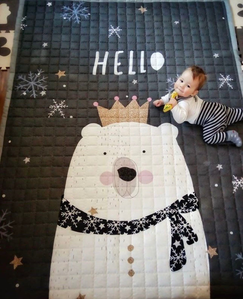 Oversized Play Mat - Quilted Anti Skid Carpet - Just Kidding Store