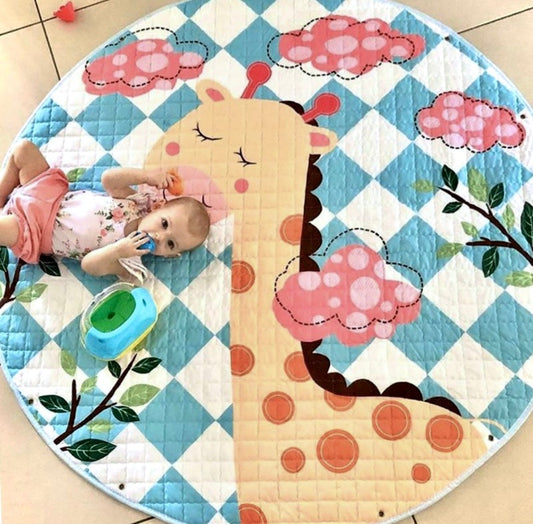 Activity Play Mat - Toy Storage - Giraffe - Just Kidding Store