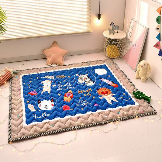 Quilted Children Play Mat Baby Anti Skid Crawling Mat - Just Kidding Store