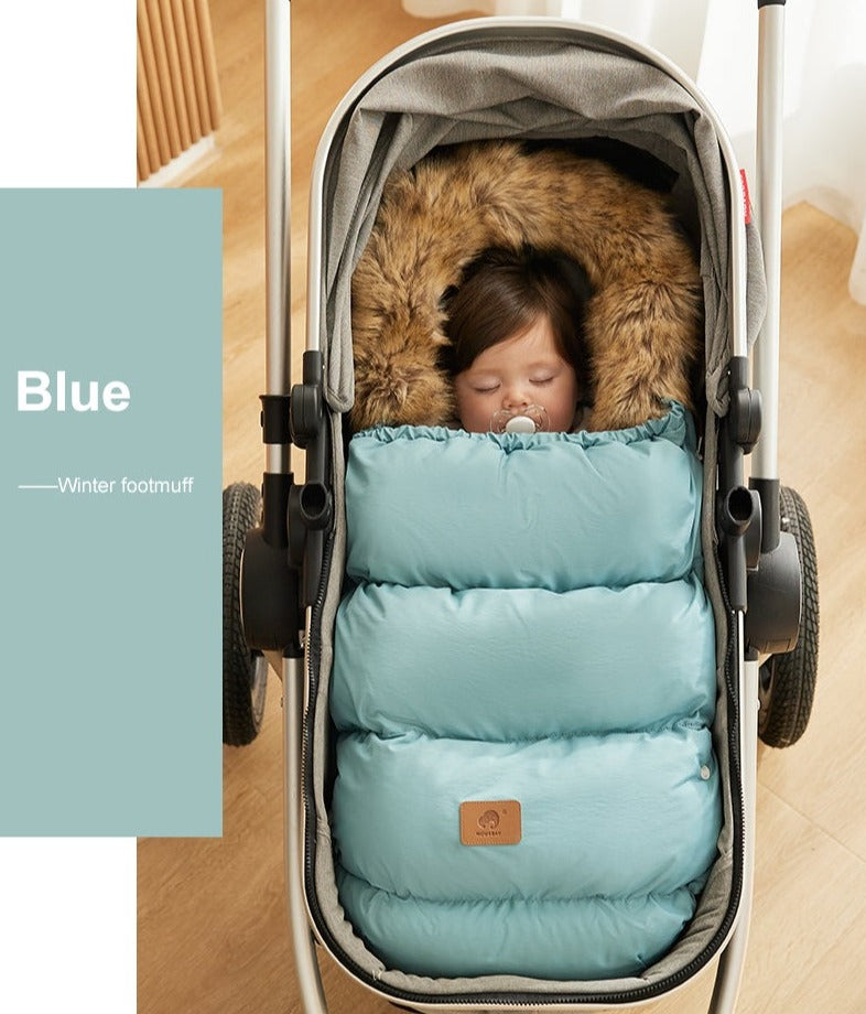 Winter Windproof Footmuff - Universal Pram Sleepsack 0-24M - Just Kidding Store