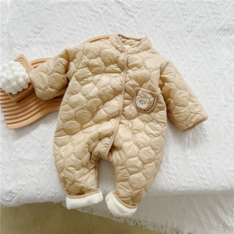 Baby Bear Quilted Romper - Just Kidding Store