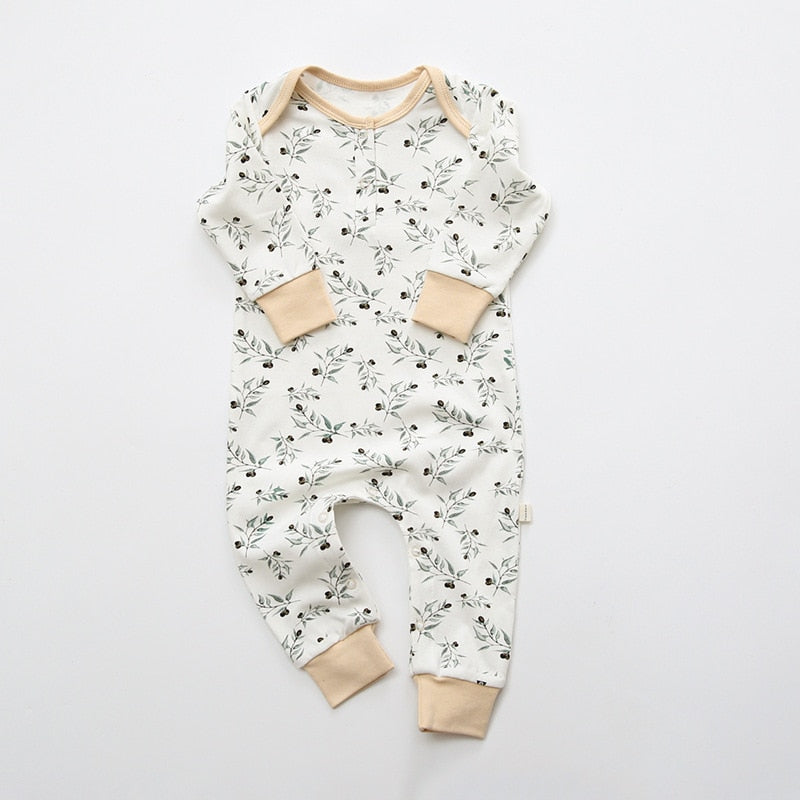 Boho Floral Print Baby Infant Romper - Just Kidding Store