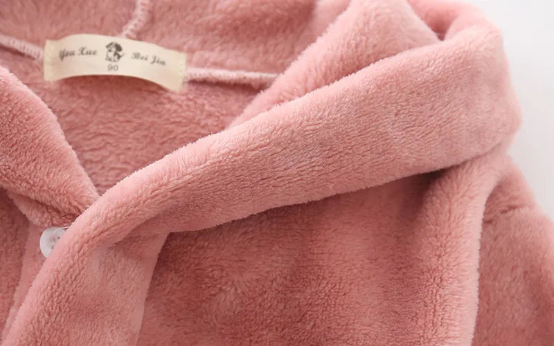 Polar Bear Flannel Robe - Just Kidding Store