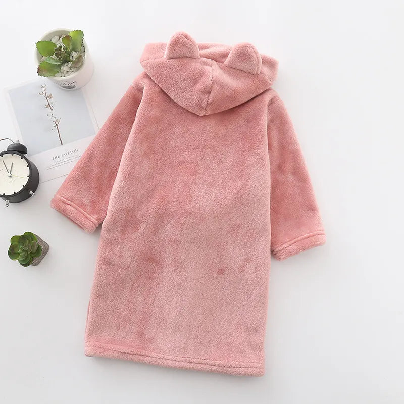 Polar Bear Flannel Robe - Just Kidding Store