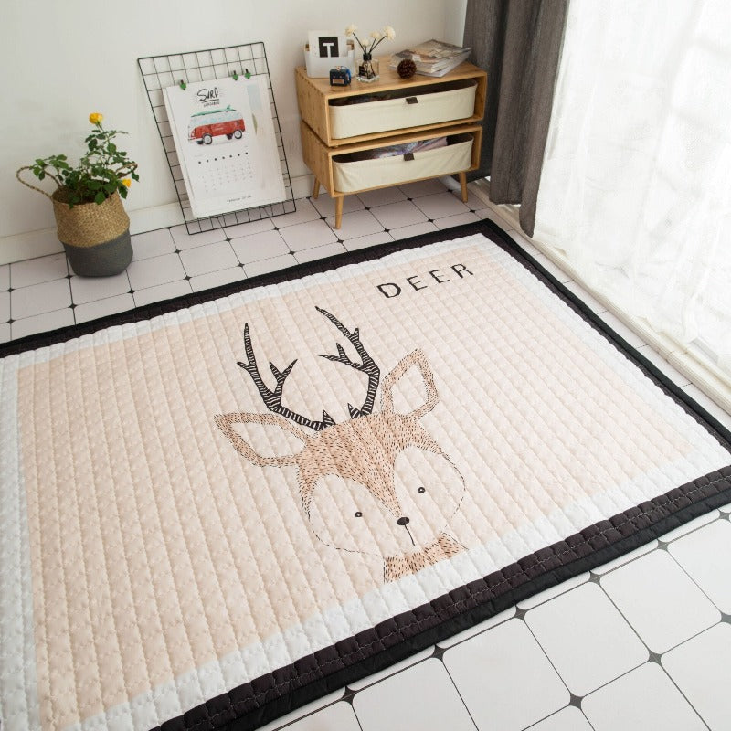 Oversized Play Mat - Quilted Anti Skid Carpet - Just Kidding Store