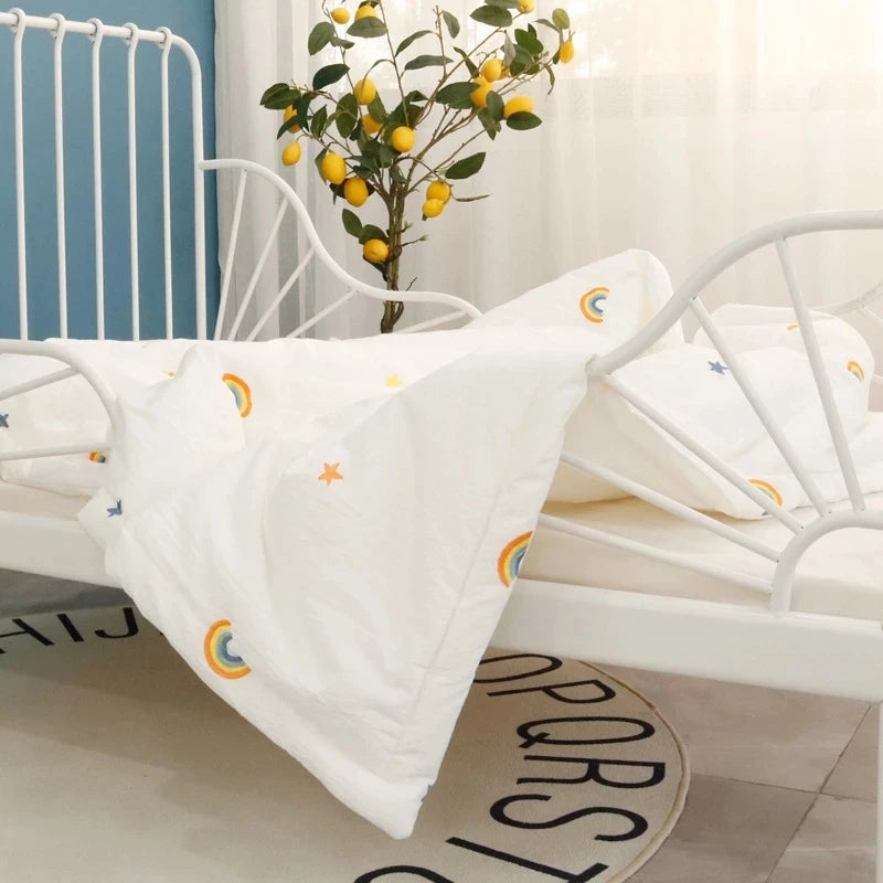Embroidered Cotton Muslin Bedspread - Just Kidding Store