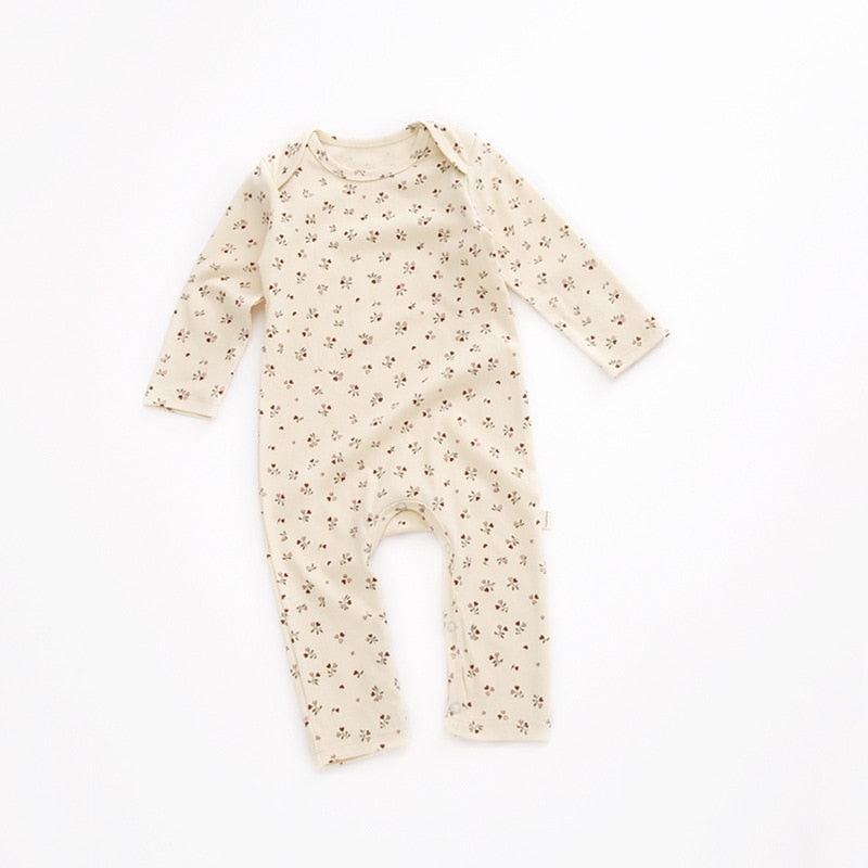 Boho Floral Print Baby Infant Romper - Just Kidding Store