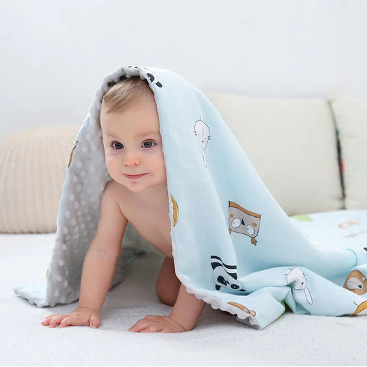 Four Layers Gauze Breathable Blanket - Just Kidding Store