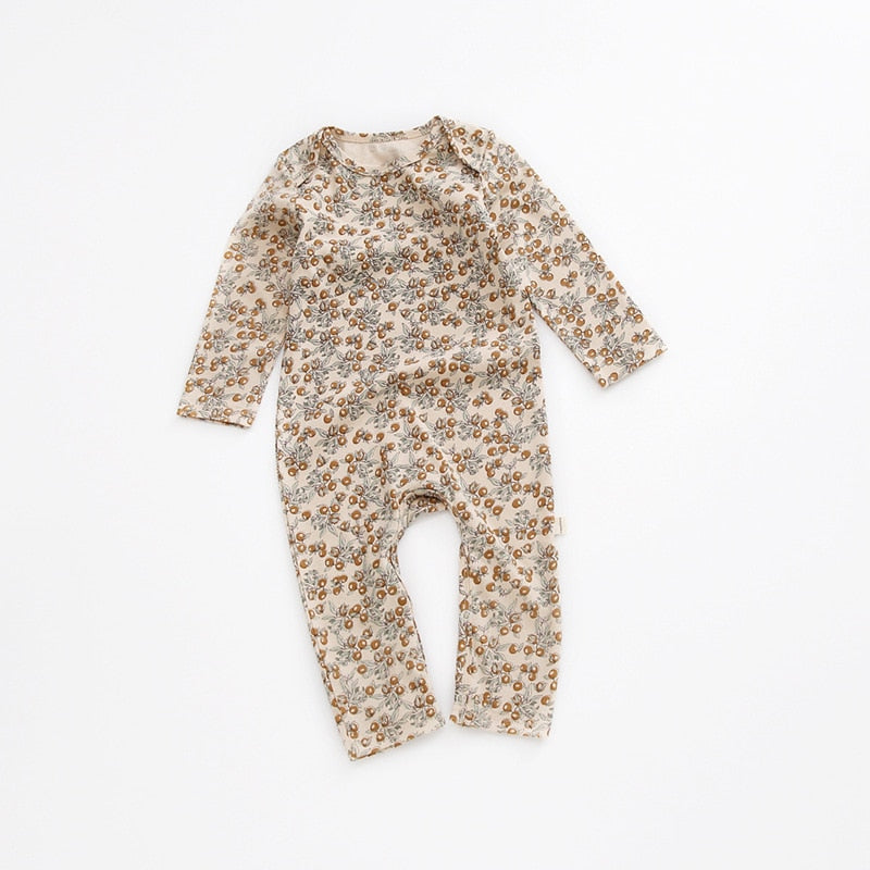 Boho Floral Print Baby Infant Romper - Just Kidding Store