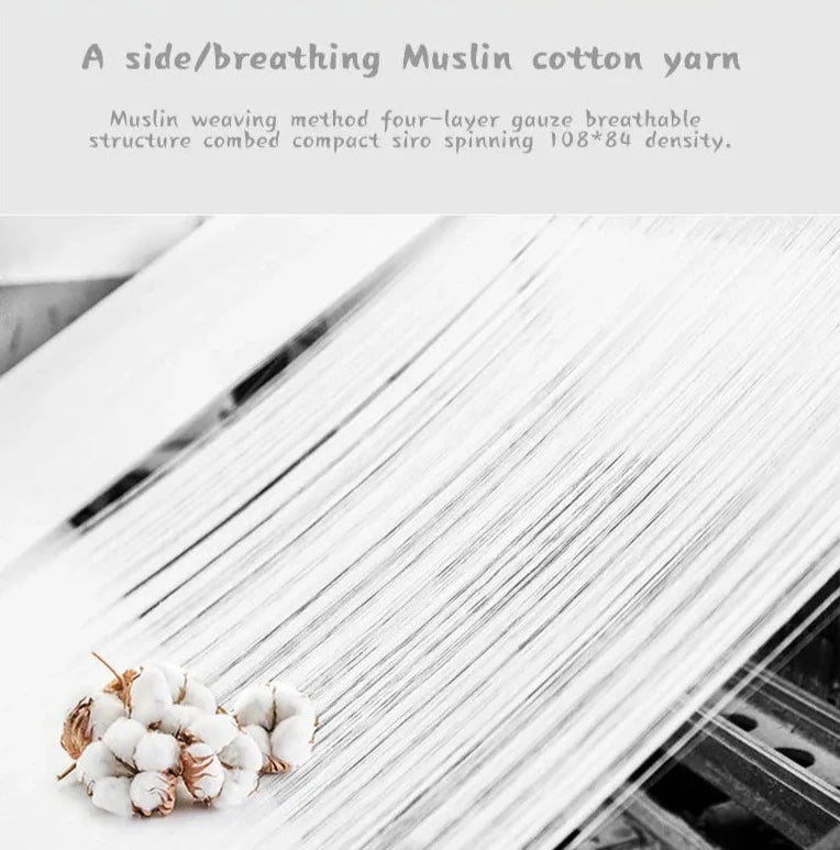 Four Layers Gauze Breathable Blanket - Just Kidding Store