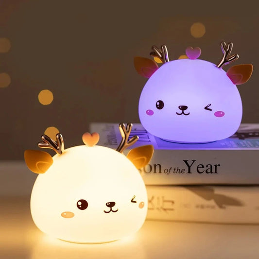 Deer LED Touch Sensor Color Changing Night Light - Just Kidding Store