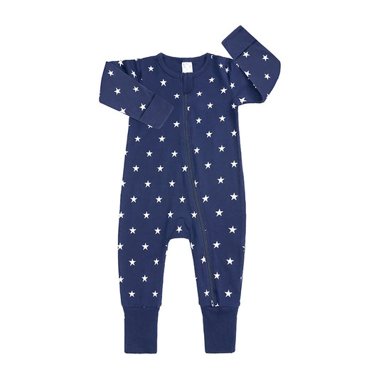 All Over Stars Baby Infant Romper - Just Kidding Store
