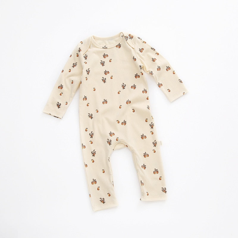 Boho Floral Print Baby Infant Romper - Just Kidding Store