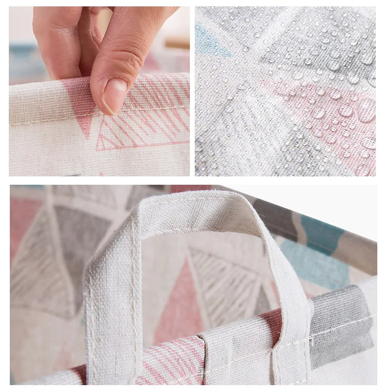 Cube Canvas Basket - Toy Storage Box - Just Kidding Store