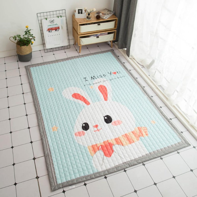 Oversized Play Mat - Quilted Anti Skid Carpet - Just Kidding Store