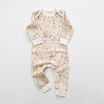 Boho Floral Print Baby Infant Romper - Just Kidding Store
