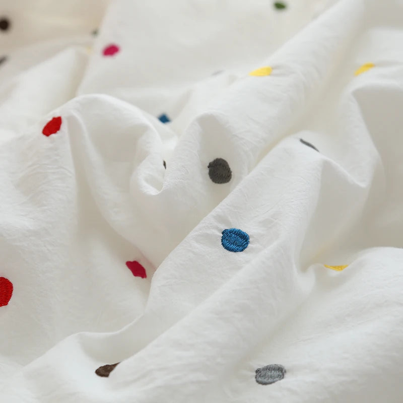 Embroidered Cotton Muslin Bedspread - Just Kidding Store