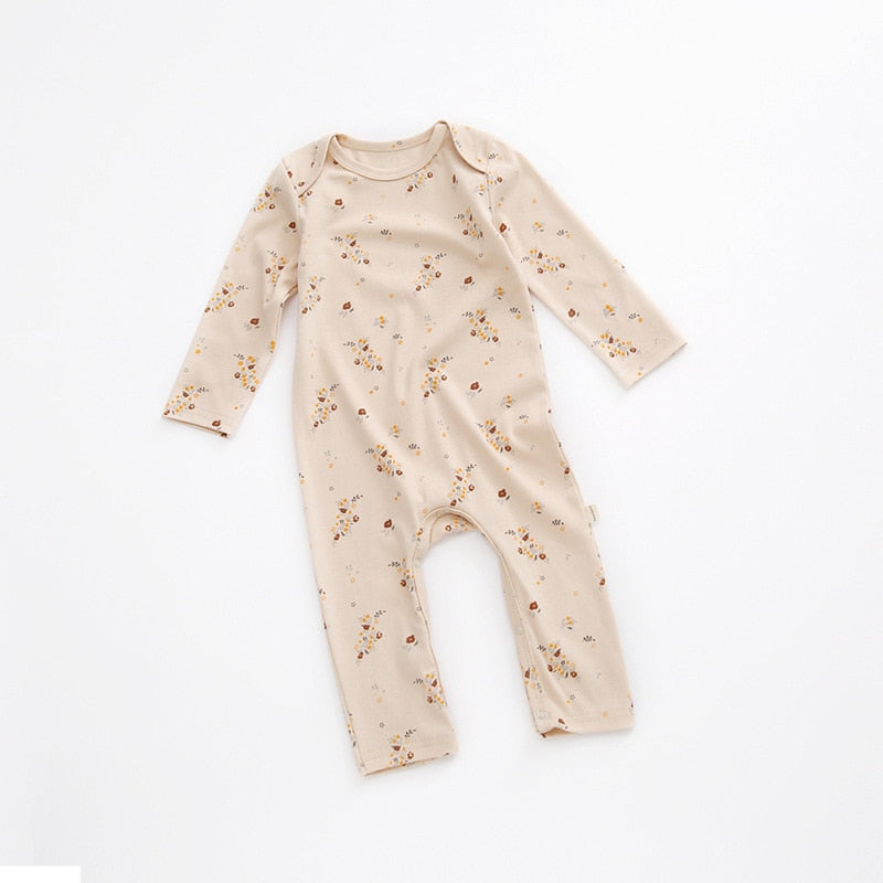 Boho Floral Print Baby Infant Romper - Just Kidding Store