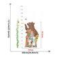 Big Brown Bear Height Ruler - Kids Growth Chart - Just Kidding Store