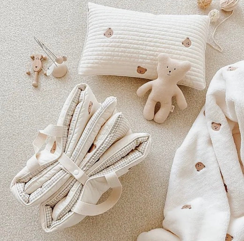 Embroidered Quilted Nap Mat
