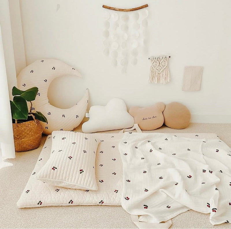 Embroidered Quilted Nap Mat