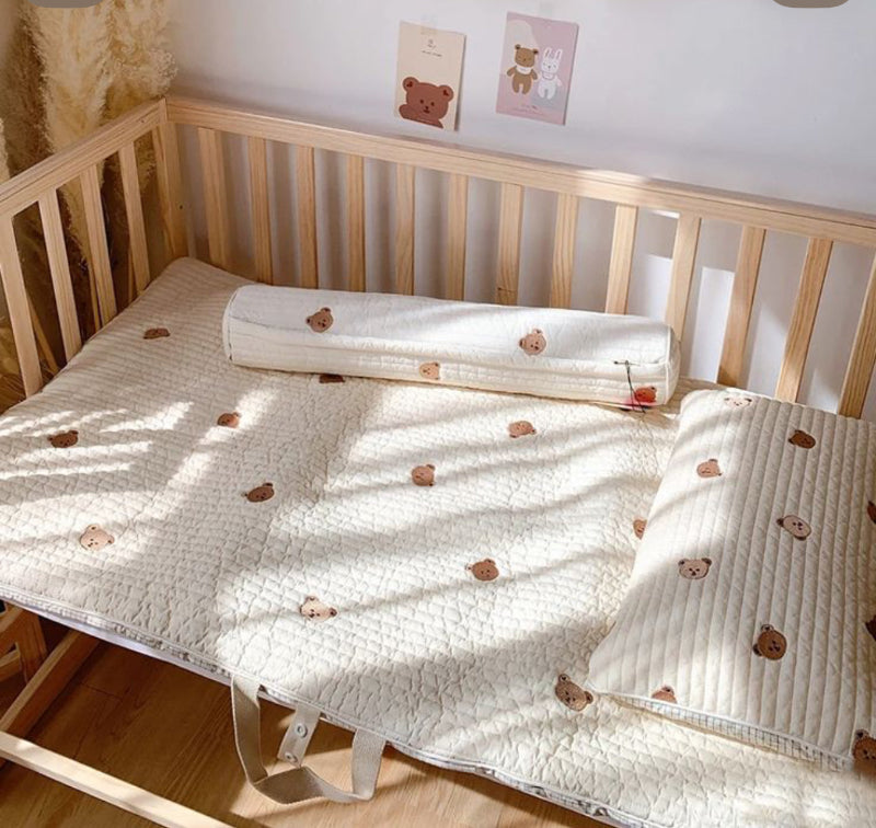 Embroidered Quilted Nap Mat