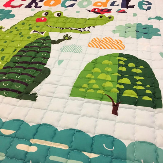 Oversized Quilted Kids Play Mat Anti Skid Carpet - Just Kidding Store