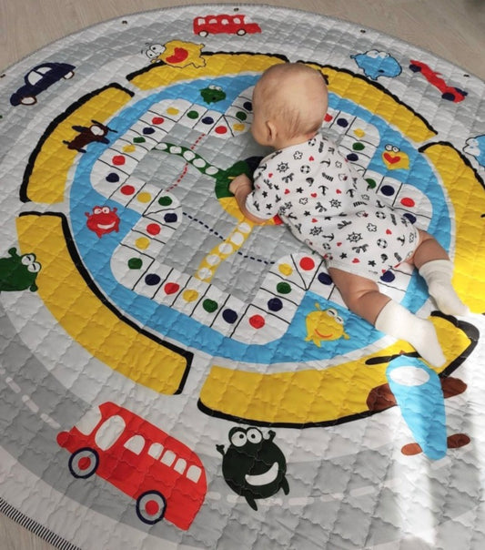 Cars and Planes Antslip Kids Mat Storage Pouch - Just Kidding Store