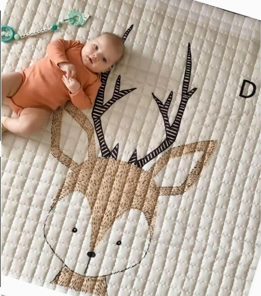 Oversized Play Mat - Quilted Anti Skid Carpet - Just Kidding Store