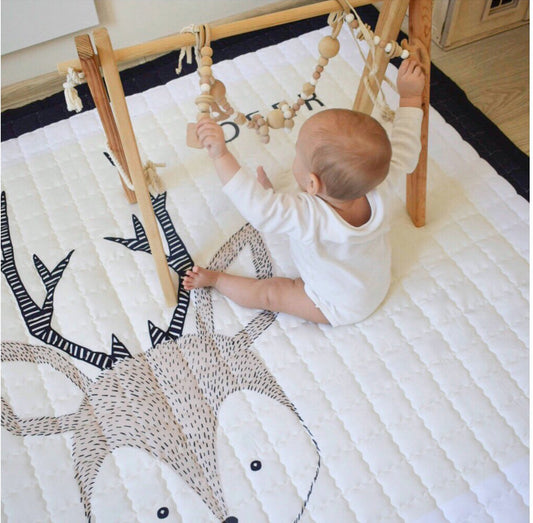Oversized Play Mat - Quilted Anti Skid Carpet