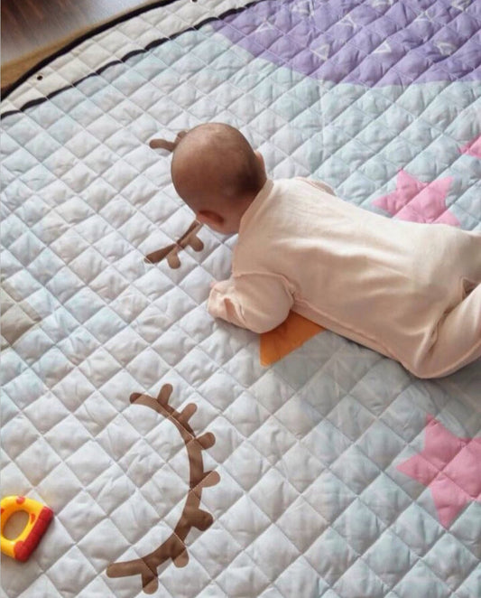 Sleepy Owl Antislip Play Mat Toy Storage - Just Kidding Store