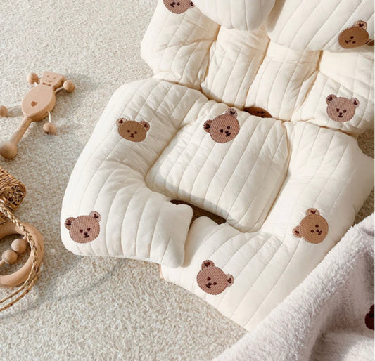 Embroidered Stroller Liner - Thicken Pram Pad