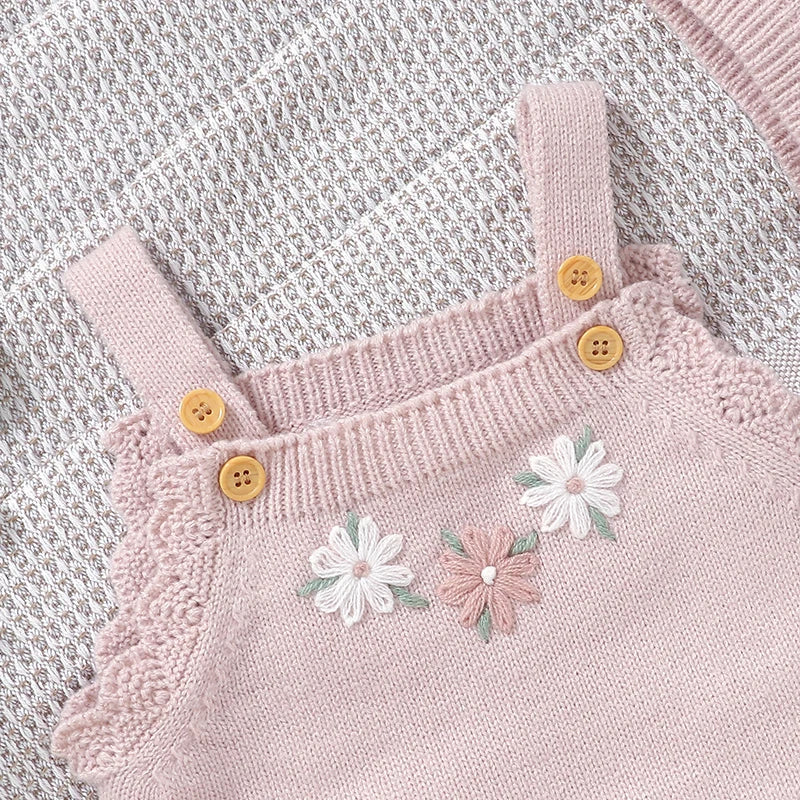 Knitted Baby Infant Jumpsuit Set - Just Kidding Store