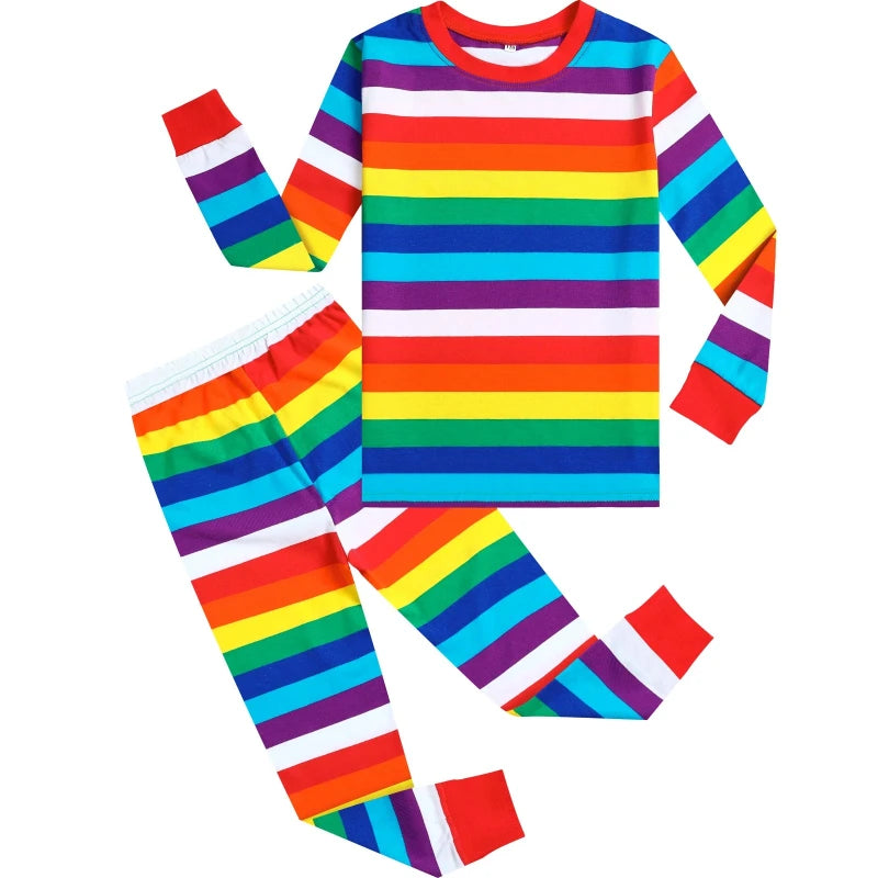 Striped Sleepwear Set - Kids Pajamas - Just Kidding Store