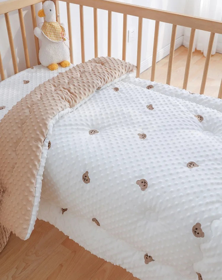Little Dreams Embroidered Nursery Children Bed Quilts - Just Kidding Store