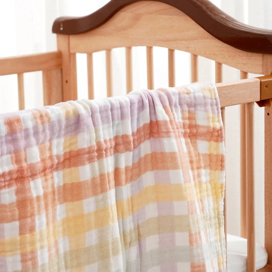 6 Layers Soft Cotton Muslin Swaddle Blanket - Just Kidding Store
