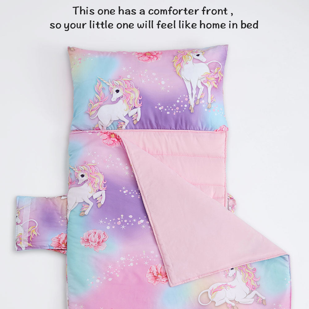 Nap Mat With Removable Pillow - Carry Sleeping Bag - Just Kidding Store
