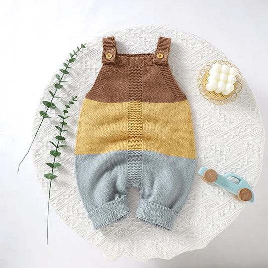 Striped Knitted Baby Infant Toddler Jumpsuit - Just Kidding Store