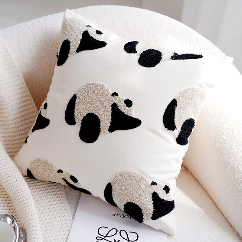 Panda Embroidered Cushion Covers - Just Kidding Store