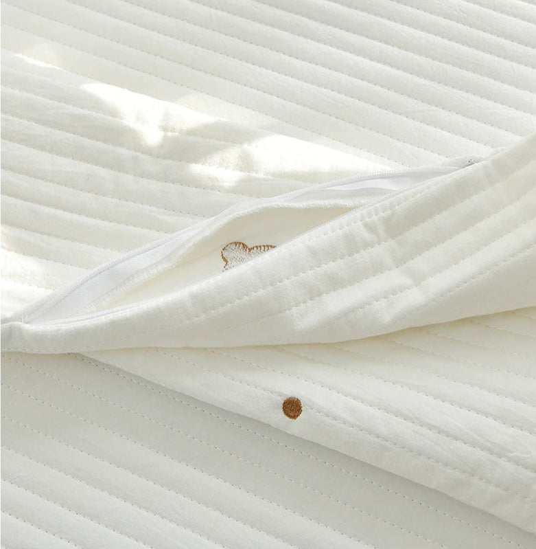 Soft Embroidered Pillowcase - Just Kidding Store