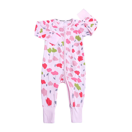 Poppy Flowers Romper - Just Kidding Store