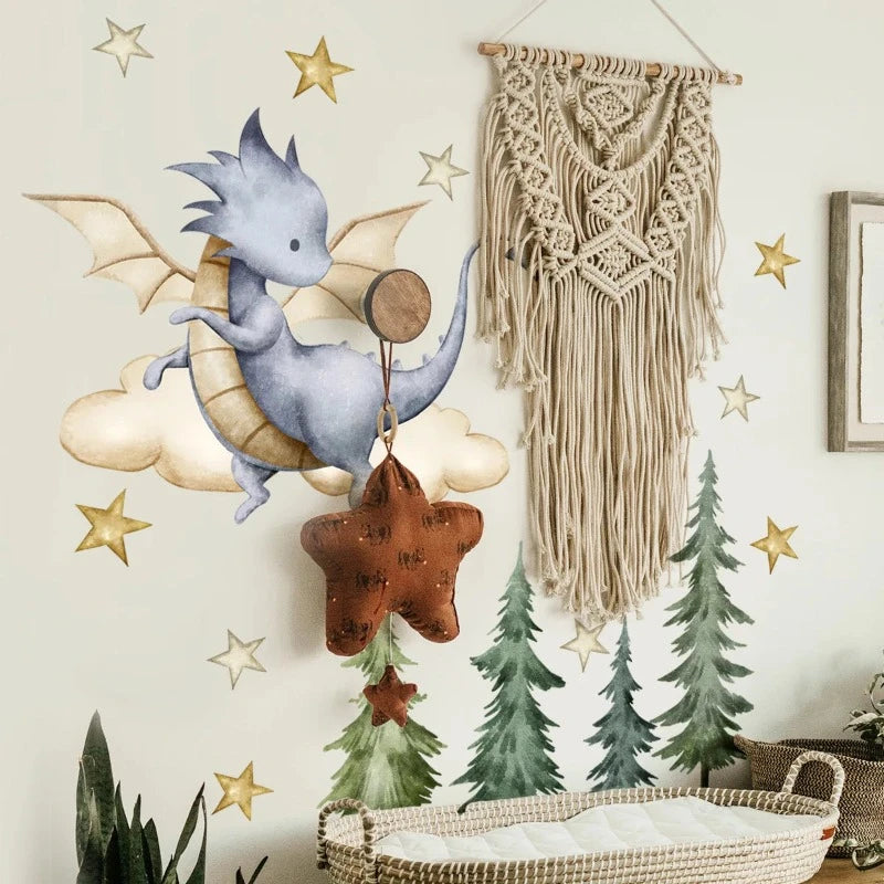 Flying Dragon Wall Decal - Just Kidding Store