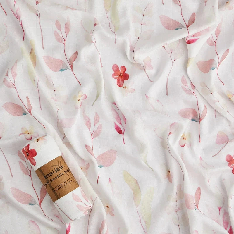 Bamboo Cotton Baby Muslin Swaddle Blanket - Just Kidding Store