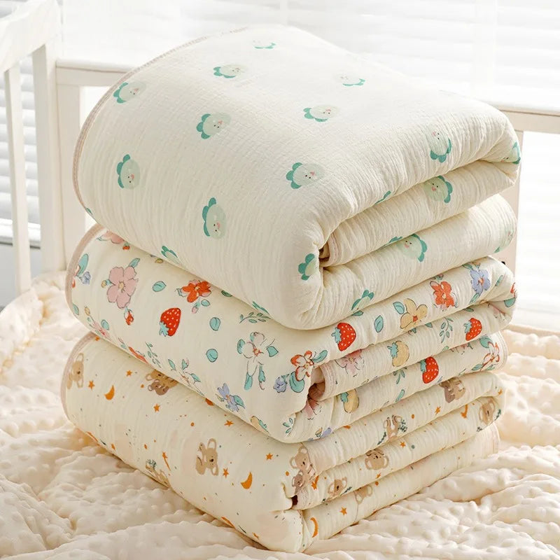 Cotton Bubble Fleece Blanket - Just Kidding Store