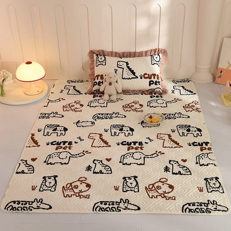 Oversized Play Mat - Anti Skid Quilted Crawling Mat - Just Kidding Store