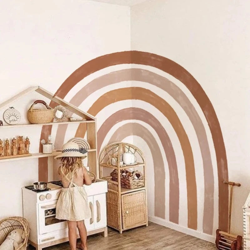 Big Rainbow Fabric Wall Sticker - Just Kidding Store