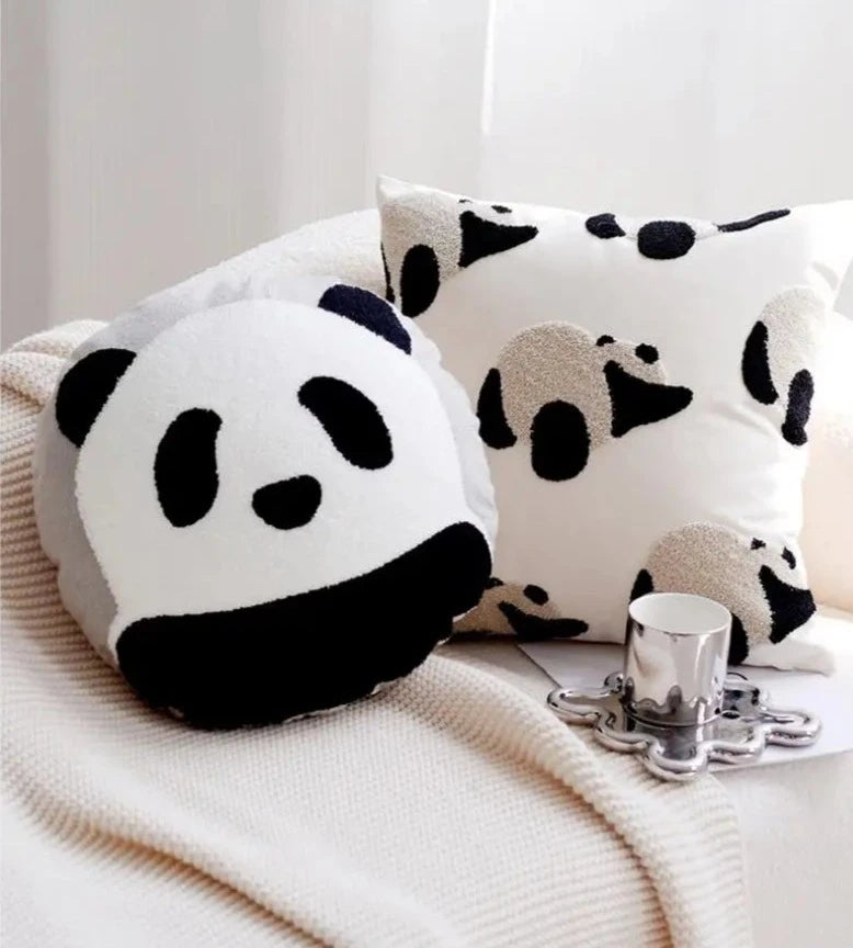 Panda Embroidered Cushion Covers - Just Kidding Store