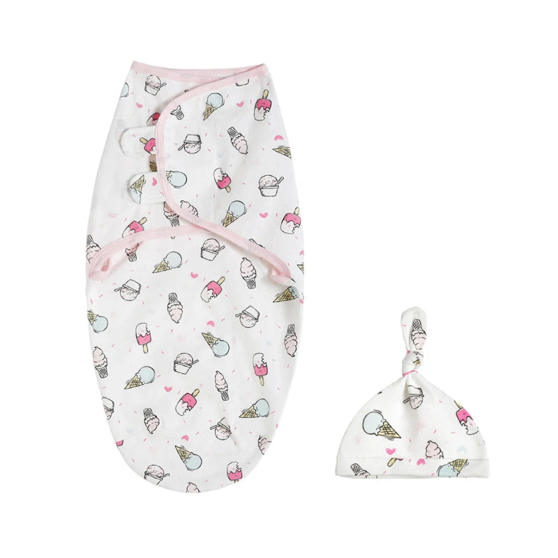 Easy Swaddle Wrap Set - Soft Baby Cocoon - Just Kidding Store